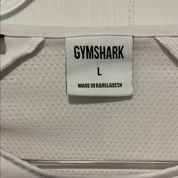 Gymshark Crop Fitted Long Sleeve Tee w Thumbholes - Picture 2 of 4